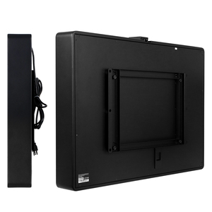 Monitor de pantalla táctil industrial de 2000 NITs-2500 brillo para exteriores con botón de ventilador Monitor LCD antideslumbrante de 32-86 pulgadas - Product Image 3
