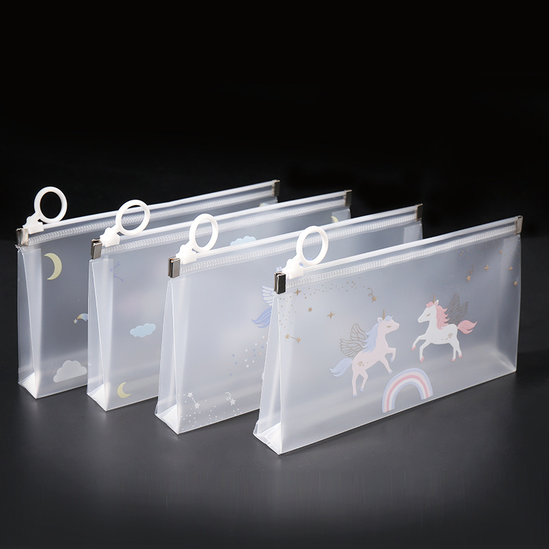 Trousse B6-licorne transparente