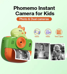 K22 Kids Instant <strong>Camera</strong> with Bluetooth, 1080P Video, Dual Lens, Inkless Printing, Fun Filters, Perfect for Young Photographers - Product Image 4