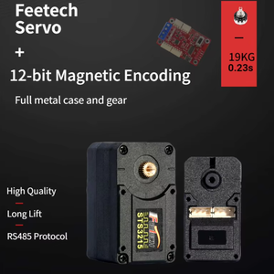 Feetech STS3215 12V 30KG Servo di codifica magnetica di 360 gradi per braccio robotica Ai/braccio Robot di programmazione fai da te senza FE-URT-1 - Product Image 5