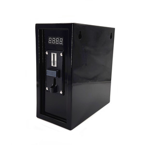 Di alta qualità 1-6 tipi di monete di temporizzazione 12V Timer di controllo scatola di metallo orientate all'esportazione scatola di monete Self-Service 1 anno di plastica inglese - Product Image 1
