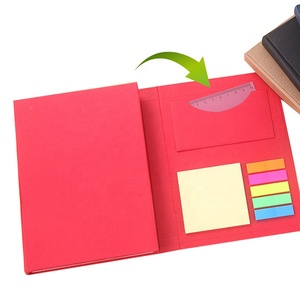 Custom ized Functional Hardcover 3-fach Notebook Haft notizen Lineal und Holz stationär 14-teiliges Set Office Use - Product Image 3