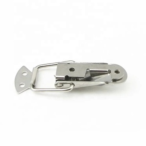 工厂J104 SS201不锈钢搭扣拨动闩锁，用于工具箱手柄弹簧闩锁 - Product Image 4