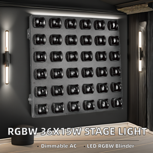 36x15W RGBW 4in1 LED Matrix kör etkisi işık 6x6 Led Matrix kör arka plan sahne aydınlatması spot - Product Image 3
