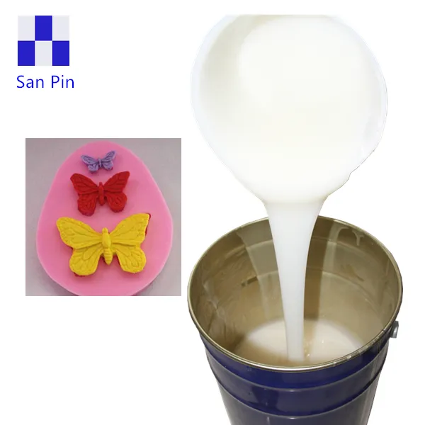 Low viscosity RTV-2 silicone rubber for casting molds for toy products