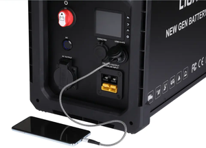 <strong>Multiple</strong> Socket USB 20A MPPT Solar <strong>Input</strong> Rugged 2000W 2500W Power Battery Box With Smart <strong>Monitor</strong> - Product Image 4