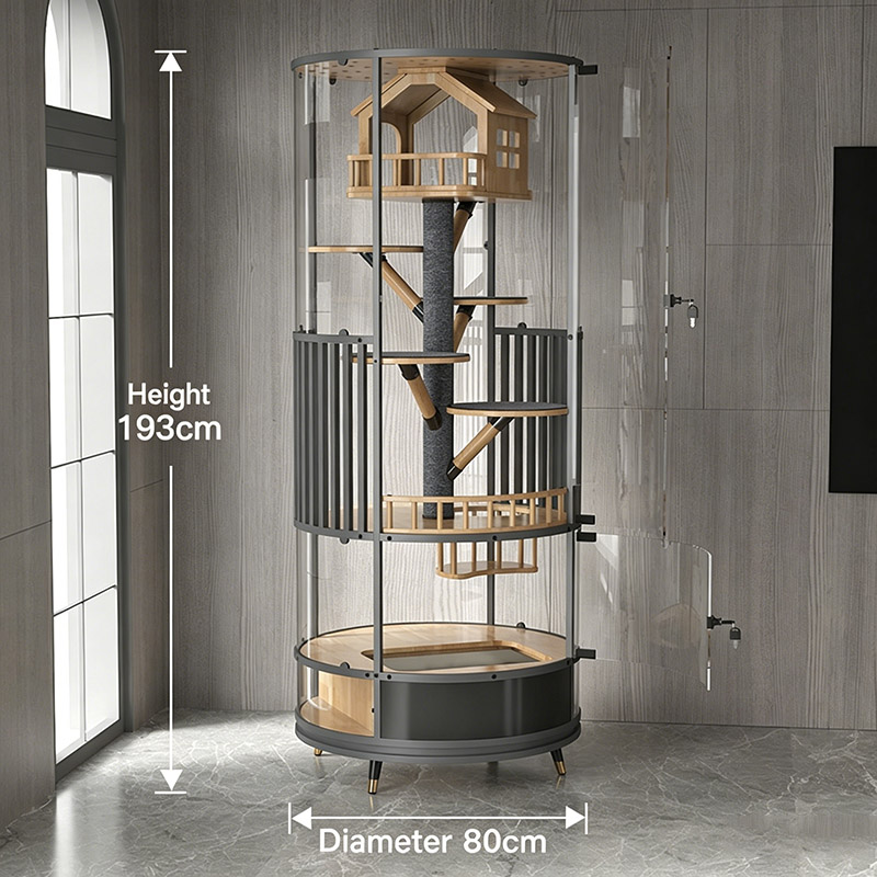 Estante para árbol, modelo de pata de cajón.