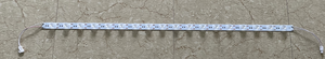 DC24V 22วัตต์18Leds 1เมตรอลูมิเนียมแถบนำแสงแถบที่มีเลนส์สำหรับกล่องไฟ