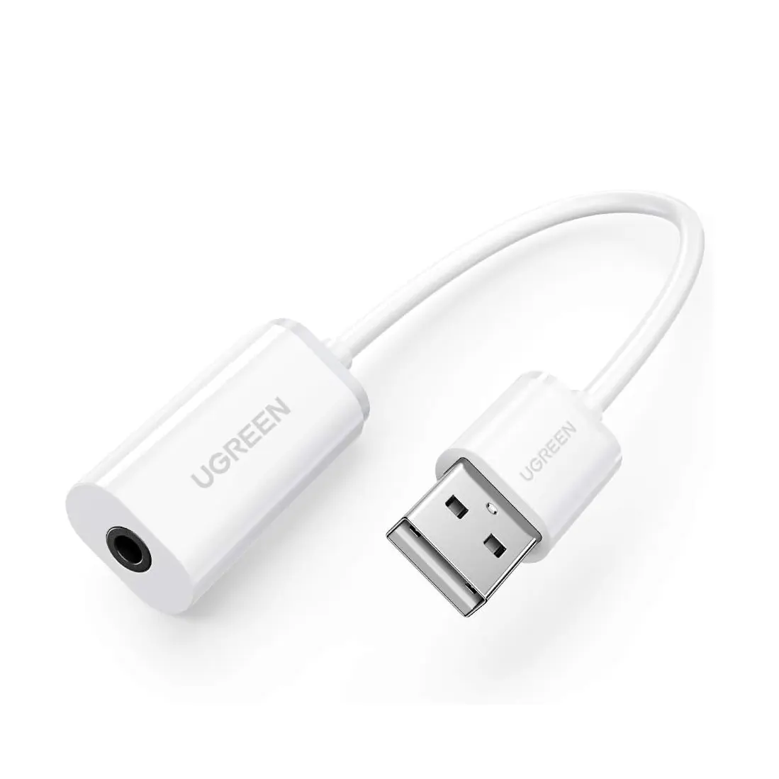 Adattatore Audio per scheda Audio esterna USB UGREEN con convertitore Stereo Aux combinato da 3.5mm