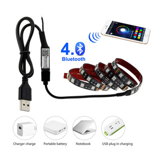 Bilgisayar için USB powered 5V TV arkaplan ışığı LED şerit işık masa dekoru uzunluk 2m su geçirmez 30 LEDs 5v şerit işık - Product Image 4