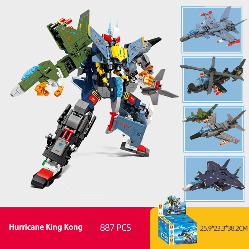 4-in-1 hurricane mech-1 random box-4 boxes per set