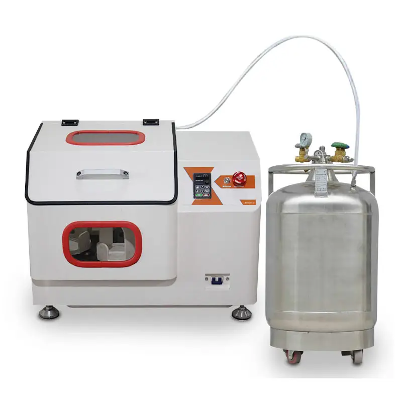 High quality wet grinding Cryogenic low temperature Planetary Nitrogen lab balls mill and jars machine