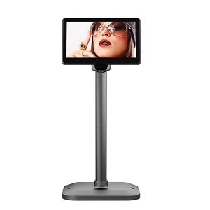 Floor Stand 7&quot; 10&quot; Monitor Pole Mount IPS Screen <strong>VGA</strong> HDM <strong>Input</strong> 430Nits Brightness DC 12V Customer <strong>Display</strong> - Product Image 1