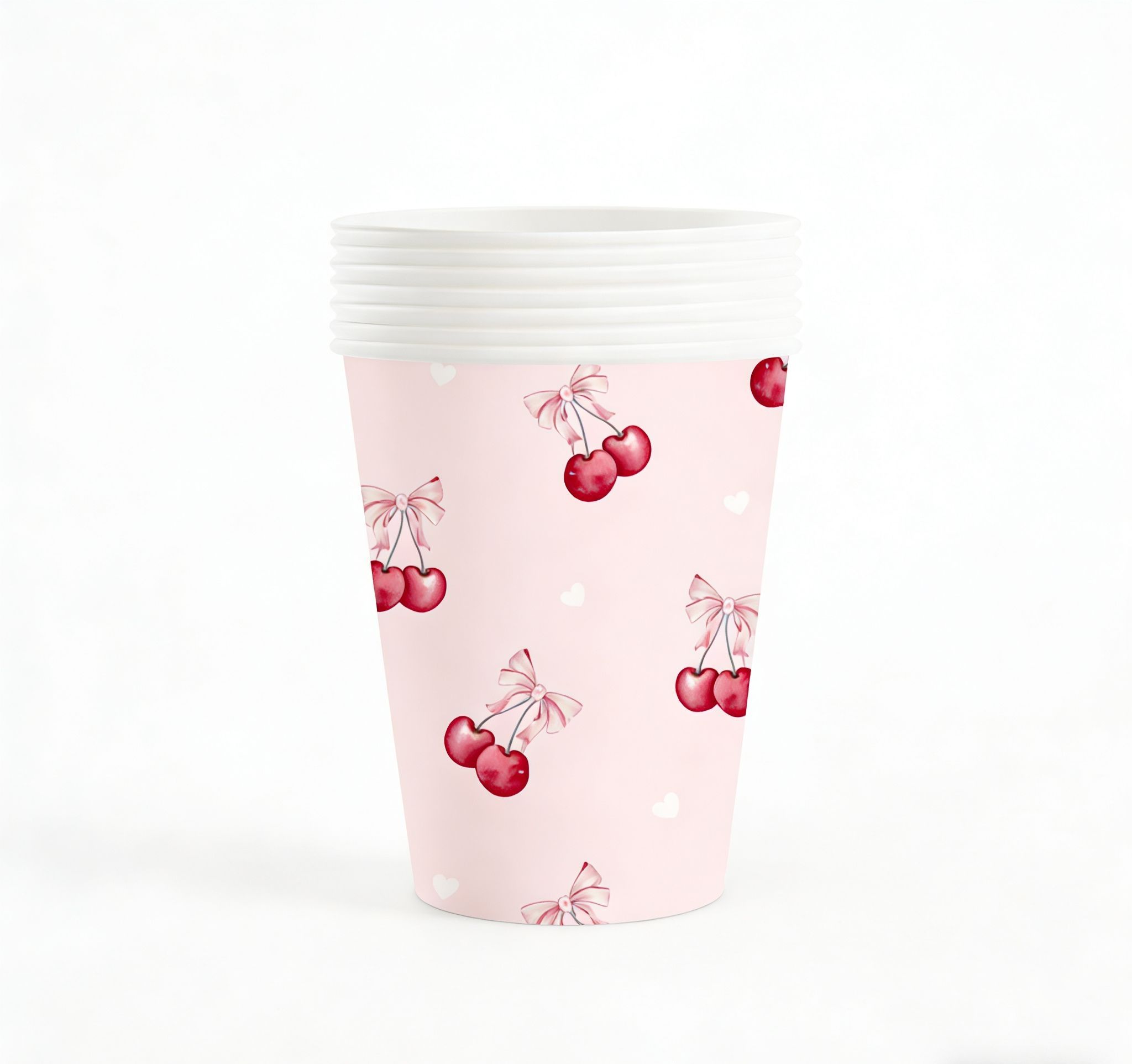 Taza rosa * 10 unidades