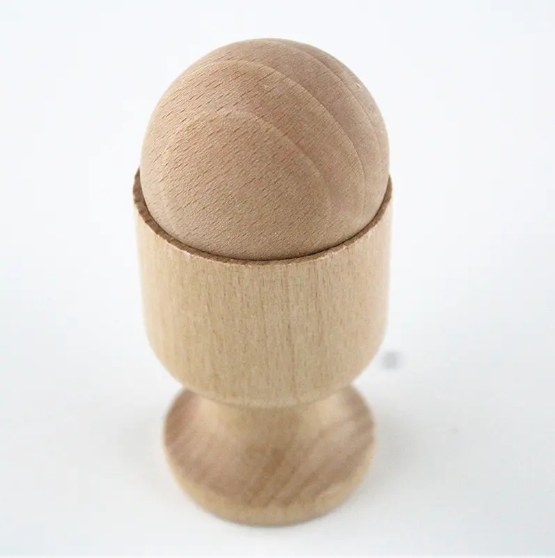 नई लकड़ी के आकार संज्ञानात्मक सबसे लोकप्रिय मोंटेसरी खिलौने बच्चों के लिए गेंद w/कप