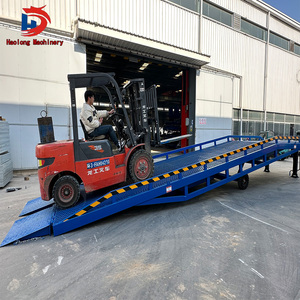 Plataforma de carga de contenedores de alta velocidad, puente de tablones, descarga de carga rápida, rampa de carretilla elevadora de 10 toneladas para equipos de almacenamiento de puertos - Product Image 3