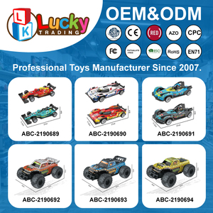 Lktoys รถแข่ง6CH 2.4G, รถของเล่นบังคับวิทยุ g รถแข่งพร้อมลองฟังก์ชันเปลือกรถพีวีซี - Product Image 6