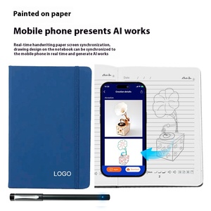 Taccuino elettronico intelligente con immagine di sincronizzazione dello schermo di carta per Notebook pittura a mano con copertina in pelle - Product Image 2