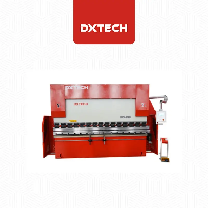 DXTECH hidráulica CNC chapa metálica dobra máquina fabricante CNC metal trabalhando imprensa freio dobra máquina