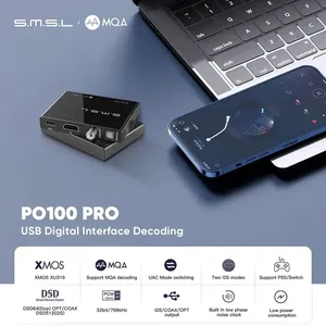 SML po100 Pro USB giao diện kỹ thuật số mqa giải mã xoms xu316 DSD64 quang đồng trục dsd512 I2S đầu ra 32bit 768kHz cho ps5 chuyển đổi - Product Image 4