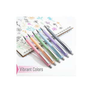 Promotion Supplier Custom <strong>Brand</strong> Pack of 6 Colorful Gel Pen Set Fine Tip 0.5mm Black Ink Ballpoint Pen for Smooth <strong>Writing</strong> - Product Image 4