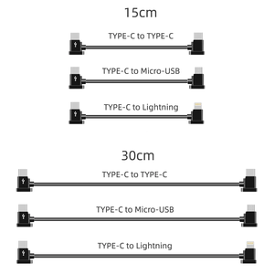 Veri kablosu IOS tip-c adaptörü tel konektörü Tablet telefon D J I Mini 3 Pro/Mavic 3 klasik/Mini 2/hava 2S/OSMO cep 2 - Product Image 3