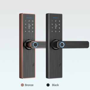 Locstar cellulare Tuya Smart App telecomando Fingerprint Digital Code Cam Wifi Ble Smart Door Lock