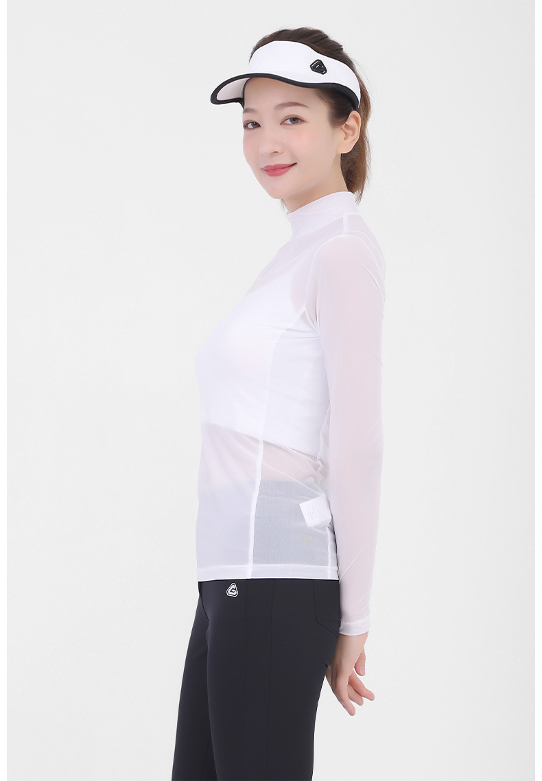 PGM YF309 breathable plain golf shirts women lady high quality sun protection shirt企业官网