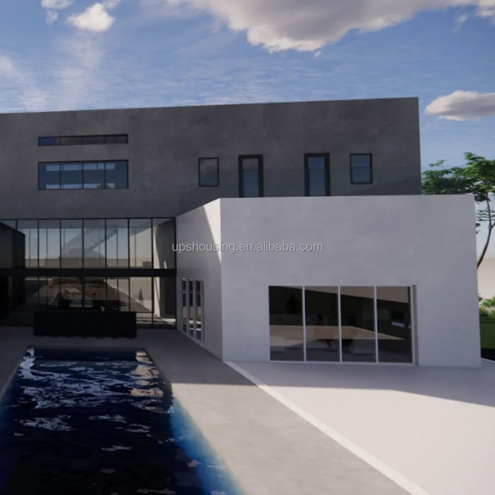 2020 New tech moderna 2 camera da letto casa di cemento elegante prefabbricata modulare di design per la casa