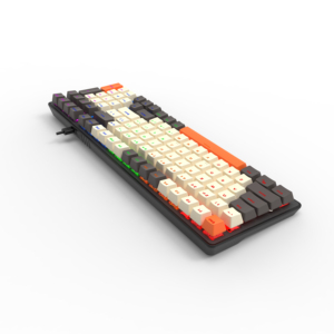Inalámbrico retroiluminado RGB para juegos de tres modos personalizado para teclado mecánico Bluetooth Outemu Axis 100 teclas para e-sports