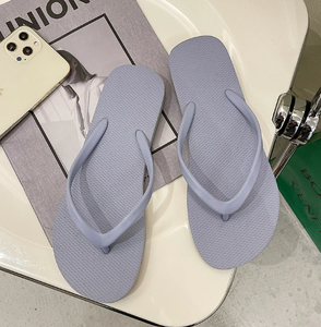 Sản phẩm mới bán chạy Dép PVC màu trơn Dép tùy chỉnh Dép nữ Dép xỏ ngón - Product Image 4