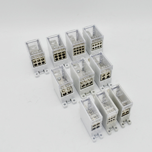 FJ6G-100 <strong>One</strong> <strong>Input</strong> <strong>Four</strong> <strong>Output</strong> Switch Terminal Junction Box Connector Ceramic Plug-In 1 <strong>Input</strong> 4 <strong>Output</strong> Circuit Breaker Terminal - Product Image 2