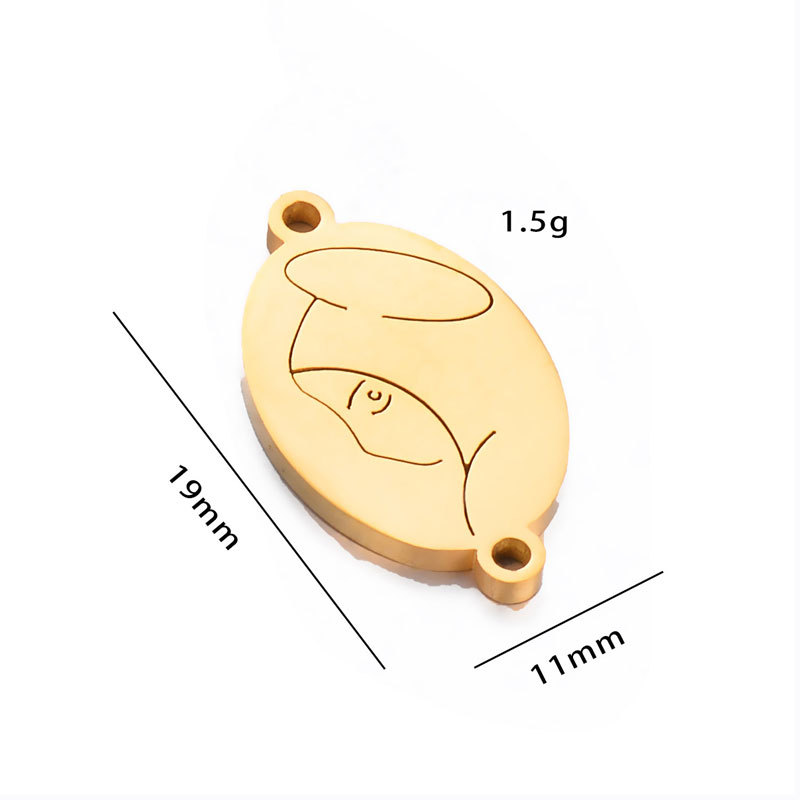 Gold Double Hole