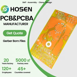 Yellow Oil Power Amplifier Board Good <strong>Price</strong> PCBA Circuit Board Assembly with New Materials FR-4 Base Material Double-Sided <strong>PCB</strong> - Product Image 5