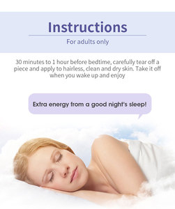 Uykusuzluk ve Jetlag için 2023 yeni PU su geçirmez Melatonin uyku yamaları - Product Image 6