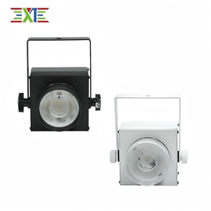 XJ ไฟ LED ขนาดกะทัดรัด50W ไฟเวทีแบบ COB การย้อมสีแบบเต็มรูปแบบด้วย DMX สีขาวอบอุ่นสำหรับการจัดนิทรรศการศิลปะในพิพิธภัณฑ์ - Product Image 1