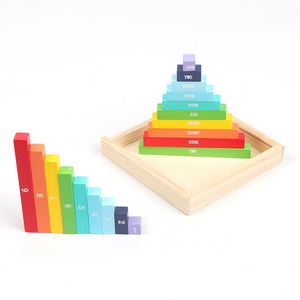 Bằng gỗ cuienaire que Toán Học Tập đếm khối Montessori trò chơi Montessori Đồ chơi giáo dục cho trẻ em - Product Image 3