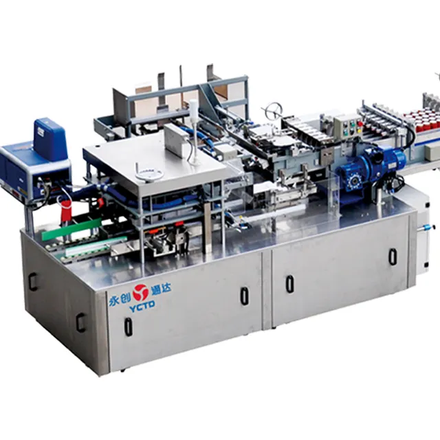 Purfied Water Verwerking Lijn Verpakking Voor Flessen Automatische Vouw Carton Sealer/Afdichting/Verpakking Machine