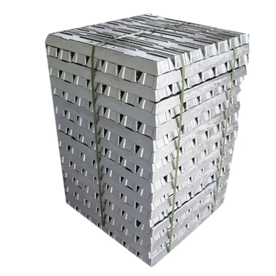 99.7% 99.8% 99.9% kualitas terbaik Aluminium Ingot A380 A360 A356 Aluminium Alloy Ingot ADC12 dengan harga murah