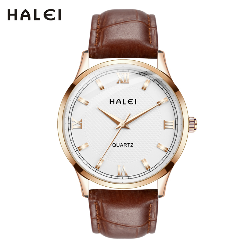 Brown and Rose Gold White