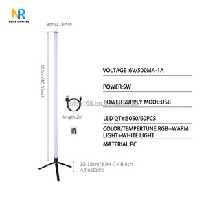 ไฟไดโอดเปล่งแสง LED พิกเซล360องศาแบตเตอรี่ไร้สาย RGBA โคมไฟ DMX ควบคุมไฟเวที - Product Image 2