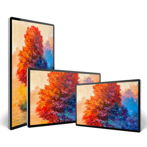 Android 11,0 4G + 32G 4K Monitor Impermeable Montado en la pared Señalización digital Pantalla LCD con pantalla publicitaria - Product Image 1