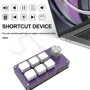 Type-C Mini <strong>Keyboard</strong> Programmable 6 <strong>Keys</strong> 1 Knob Programming Mechanical <strong>Keyboard</strong> Hot Swap Support for Windows - Product Image 5