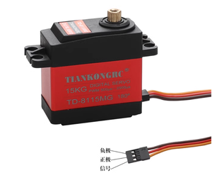 15KG Motor mit hohem Drehmoment Digital TD-8115 180 270 360 Servo Metall getriebe für Arduino DIY 1/8 1/10 1/12 RC Auto Hubschrauber Flugzeug Roboter