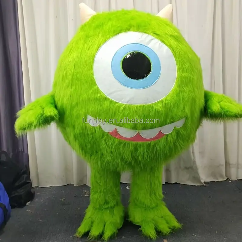 One Eye Monster Customized Cartoon Character Mascot 2M 2.6M 3M Giant Walking Animal Inflatable Mascot Costume For Events Party