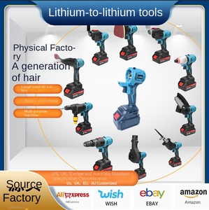 Multifunktion ales wiederauf lad bares Lithium-Ionen-Elektro werkzeugset für den Hausgebrauch Elektrischer Bohr schlüssel aus Edelstahl 1 Jahr - Product Image 5