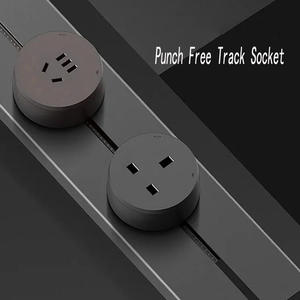 YUNDUO alta calidad 2024 multifuncional inteligente Oficina cocina escritorio Power Rail Track Sistema eléctrico Power Track Socket - Product Image 3
