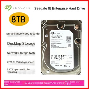 ST8000NM0055/NC002 8TB Enterprise interna SSD/HDD 7200 RPM guscio in metallo 256 1TB 2TB sicurezza del monitoraggio del Server utilizzato - Product Image 3