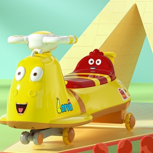 2023 האחרון מודלים תלת אופן לילדים תינוק חדש חידושים לכשכש ילדים נדנדה רכב סיטונאי הנמכר ביותר ילד שקופיות רכב