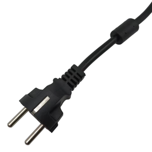 16A 250V SCHUKO CEE 7/7ปลั๊กยุโรปพร้อมสาย3G1.0mm2 H05VV-F ไปยัง10A 250V IEC สายไฟคอมพิวเตอร์ C13กับเฟอร์ไรต์บีด - Product Image 2
